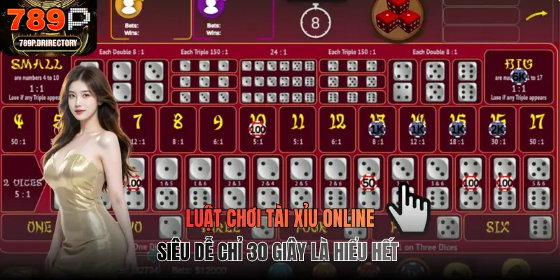 Luật chơi Tài Xỉu Online siêu dễ, chỉ 30 giây là hiểu hết